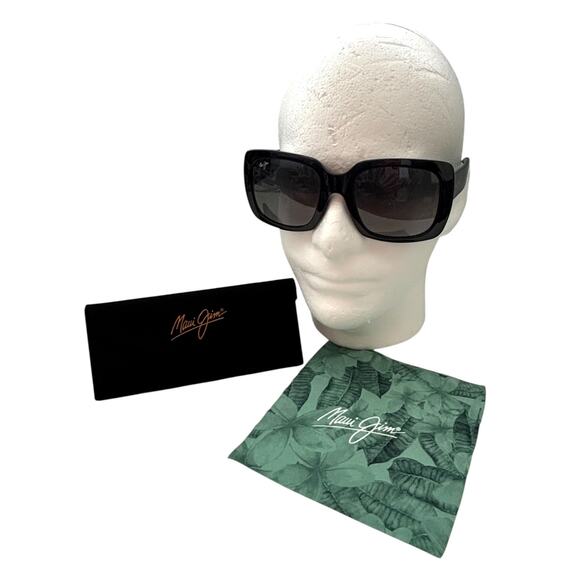 Maui Jim Two Steps STG Polarized Sunglasses Black Gloss/Neutral Grey main image 5